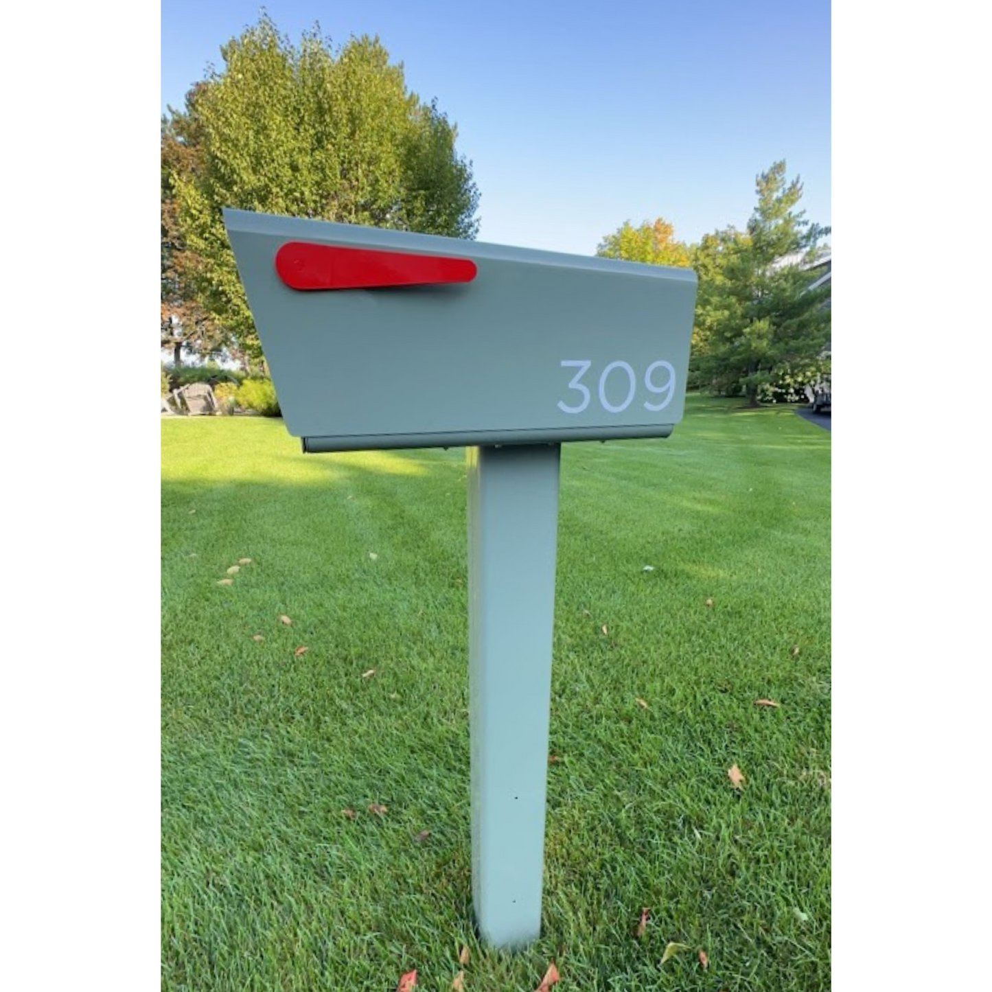 Wyzer Post Box - Sage Green