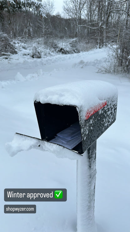 Wyzer Post Box - Smooth Black