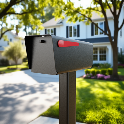 Wyzer Post Box - Textured Black