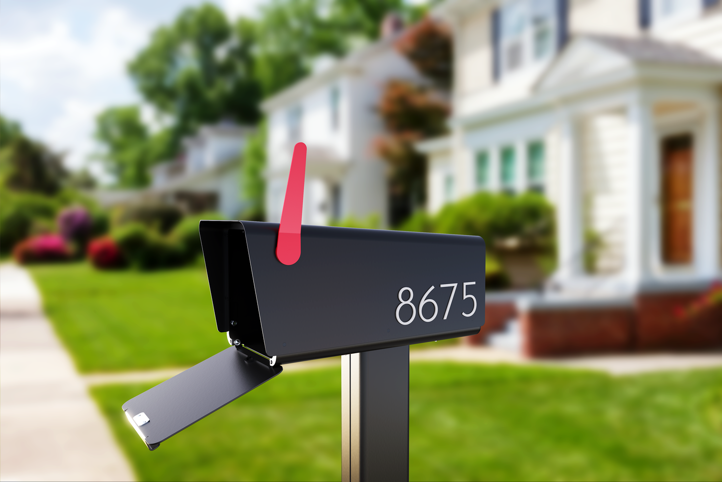 Wyzer Post Box - Smooth Black