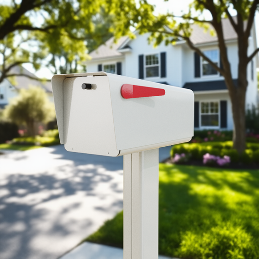 Wyzer Post Box - Natural White